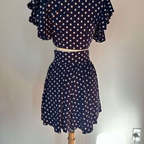 Trashy Diva Blue Dots Top and Shirts - Picture 7 of 9